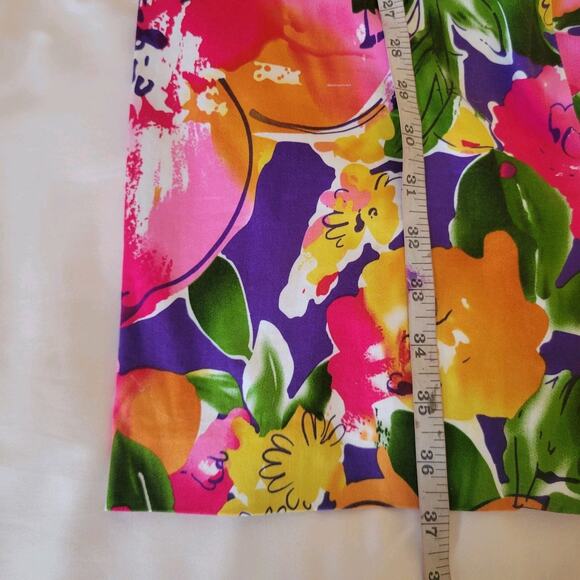 Vintage 90s SPENCE Corset Floral Spring Dress Bodycon SZ 6 - Picture 5 of 13